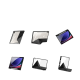 Dux Ducis Samsung Galaxy Tab S10 FE / S9 / S9 FE atverams vāciņš maciņš grāmatiņa Magi, melns