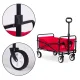 Складная садовая и пляжная тележка MultiGarden TC-005, красная