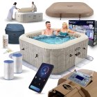 Inflatable SPA with Hydromassage for 4 People, Intex 28446
