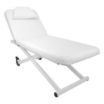 Azzurro 329E elektriskais masāžas galds, balts