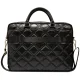 Сумка для ноутбука 16\" Guess Quilted 4G, черная