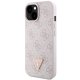 Guess Crossbody 4G Metal Logo Case for iPhone 15 Plus, Pink