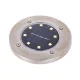 Iebūvējamas saules bateriju dārza lampas, 8 LED, silti balta, 4 gab.