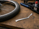 Steel Bicycle Tire Lever with Spoke Hook