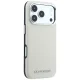 Чехол Karl Lagerfeld Grained Elongated Logo MagSafe для iPhone 17 / 18 Pro Max, бежевый