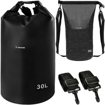 Trizand 30L Waterproof Dry Bag, Black
