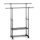 Massido 686200 Mobile Clothes Rack, Black