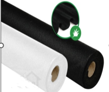 DIVODV Black Weed Control Fabric 50g/m² 1.5m x 30m