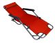 Garden - Beach Lounger, Sunbathing Lounge, Folding Chair, red