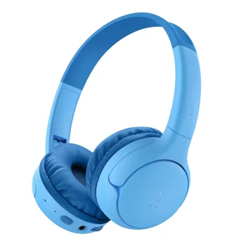 Беспроводные детские наушники Belkin Soundform Mini 2 с чехлом синие