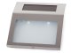Illuminated House Number with Solar Panel and LED, Silver