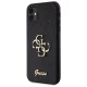 Guess iPhone 11 / XR vāciņš Glitter Script Big 4G, melns