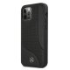 Mercedes iPhone 12 Pro Max Case Perforated Area, Black