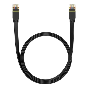 Baseus быстрый RJ45 cat. сетевой кабель. 7 10Gbps 2м плоский черный