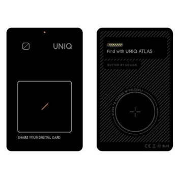 Uniq NFC трекер Atlas серый/графит Uniq-ATLASCARDTRK-GRAPHITE