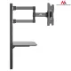 Maclean MC-771 TV Wall Mount with Shelf, 23\"-42\", 30kg, VESA 200x200