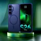 Чехол 3mk Smoke MagCase для Samsung Galaxy S26, темно-синий