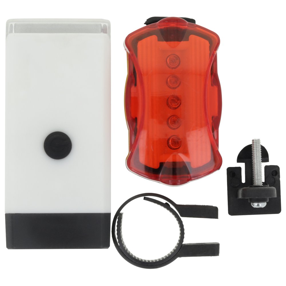 Bicycle Light Set Setty LR-02 Front and Rear, white and black (0)