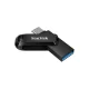 Флешка SanDisk 32GB USB-C Ultra Dual Drive Go 150 MB/s, черная