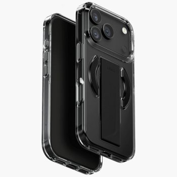 Uniq iPhone 17 Pro vāciņš Heldro Air Magclick Charging, melns