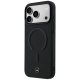 Чехол Mercedes Leather 3D MagSafe для iPhone 17 Pro, черный