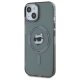 Karl Lagerfeld iPhone 15 Case HC MagSafe IML Metal Choupette Head, Black