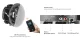 Iebūvējamie griestu skaļruņi 6.5\'\' 2x30W Wi-Fi (aktīvais + pasīvais pāris), balti