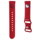 Hello Kitty Silicone Kitty Head Universal Smartwatch Strap 22mm, Red