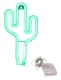 Декоративный LED неон Кактус, зеленый