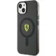 Чехол Ferrari для iPhone 14 Translucent MagSafe, черный