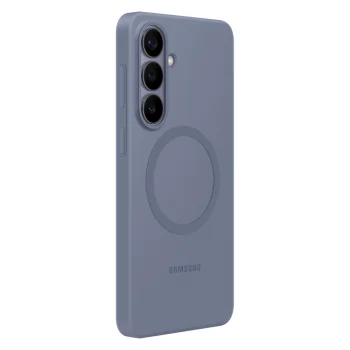 Силиконовый чехол Samsung Silicone Magnet Case для Galaxy S26+, фиолетовый