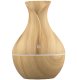 Ultrasonic Air Humidifier and Diffuser with LED Light, Brown