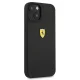 Чехол Ferrari для iPhone 13 mini Silicone, черный