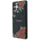 Guess Leather 4G Flowers MagSafe vāciņš Samsung Galaxy S25 Ultra - Melns