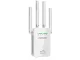 WiFi signāla pastiprinātājs, atkārtotājs 300Mbps, 4 antenas, balts