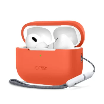 Силиконовый чехол Tech-Protect для Apple AirPods Pro 1 / 2, оранжевый