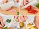 Набор кухонных ножей с ножницами и овощечисткой, 6 предметов,...