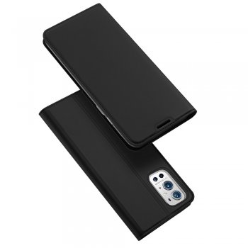 OnePlus 9 Pro DUX DUCIS Magnetic Case Cover, Black | Telefona Vāciņš Maciņš Apvalks Grāmatiņa