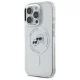 Karl Lagerfeld IML Metal Karl&Choupette MagSafe Case for iPhone 16 Pro Max, White