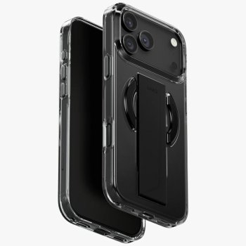 Uniq Heldro Air Case for iPhone 17 Pro Max Magclick Charging, Black