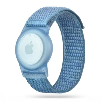 Детский нейлоновый ремешок Tech-Protect Nylon Strap для Apple AirTag, синий