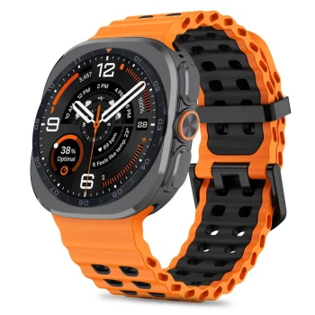 Pulksteņa siksniņa Tech-Protect Iconband Pro priekš Samsung Galaxy Watch Ultra 47mm, Orange/Black