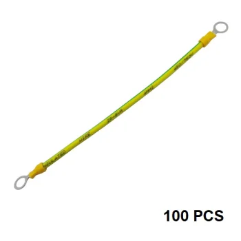 Zazemējuma kabelis, varš, 4 mm², 20 cm, 100 gab.