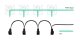 Кабель-разветвитель для вентиляторов Arctic Gmbh 4-Pin PWM