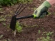Garden Hoe & Rake 2-in-1, 30cm, Black/Green