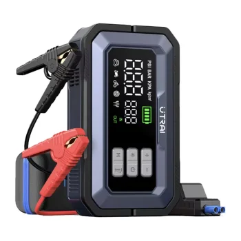 UTRAI JS30 automašīnas palaidējs ar kompresoru un OBD2 skeneri 1600 A 16000 mAh