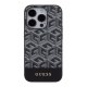 Guess GCube Stripes MagSafe case for iPhone 15 Pro - black