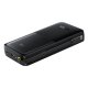 Baseus Bipow 2 20000mah 20W powerbank with digital display built-in USB-C cable - black