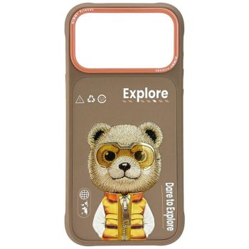 Чехол Nimmy Cool&Cute 2.0 Bear для iPhone 17 Pro Max, бежевый