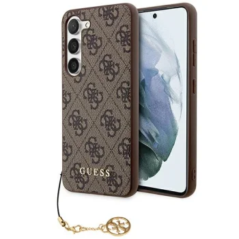 Guess 4G Charms Collection korpuss priekš Samsung Galaxy A55 - brūns | case for brown